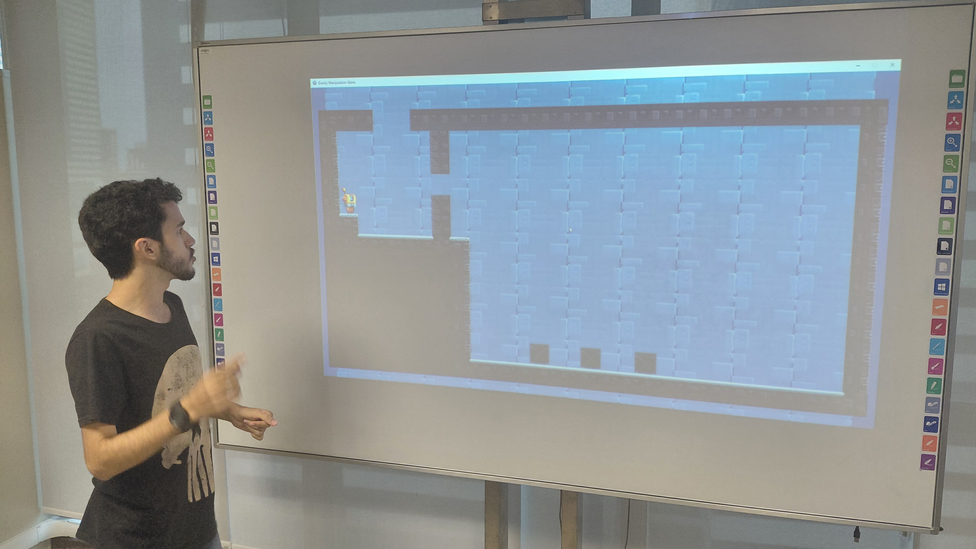 Reação da turma durante a execução com escopo reduzido